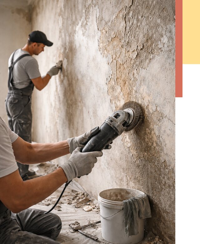 Снятие и удаление краски со стен в Симферополе от 2181 руб. — ОТДЕЛОЧНИК-Сим