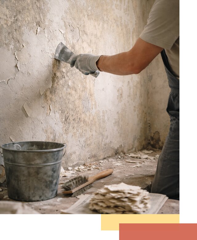 Удаление старой краски со стен в Симферополе качественно и быстро