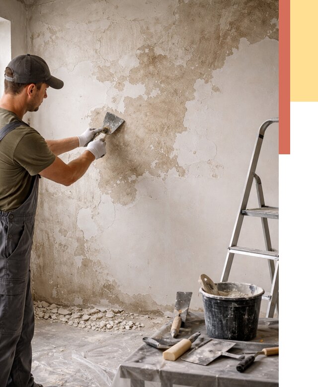 Снятие старой шпаклевки в Симферополе от 1922 руб. — быстро и недорого | ОТДЕЛОЧНИК-Сим