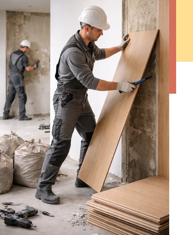 Демонтаж стеновых панелей в Симферополе от 3635 руб. за м² быстро и недорого | ОТДЕЛОЧНИК-Сим