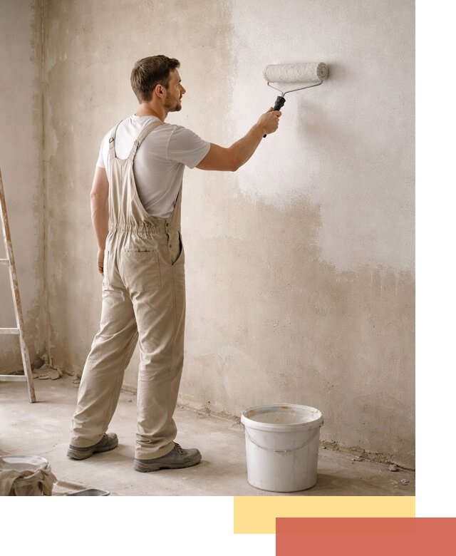 Грунтовка стен под отделку в Симферополе профессиональным раствором