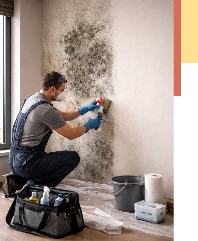 Удаление плесени со стен в Симферополе от 2233 руб. — быстро и недорого | ОТДЕЛОЧНИК-Сим