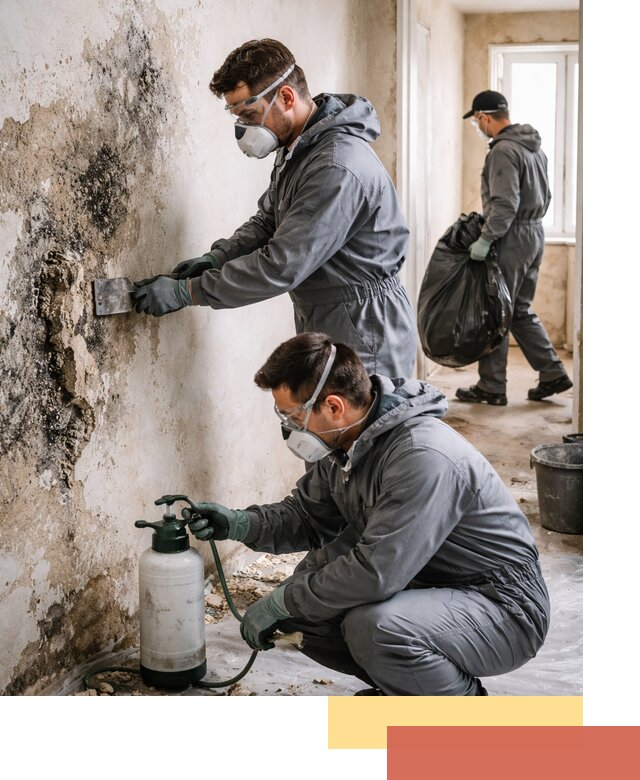 Удаление плесени со стен профессионально в Симферополе