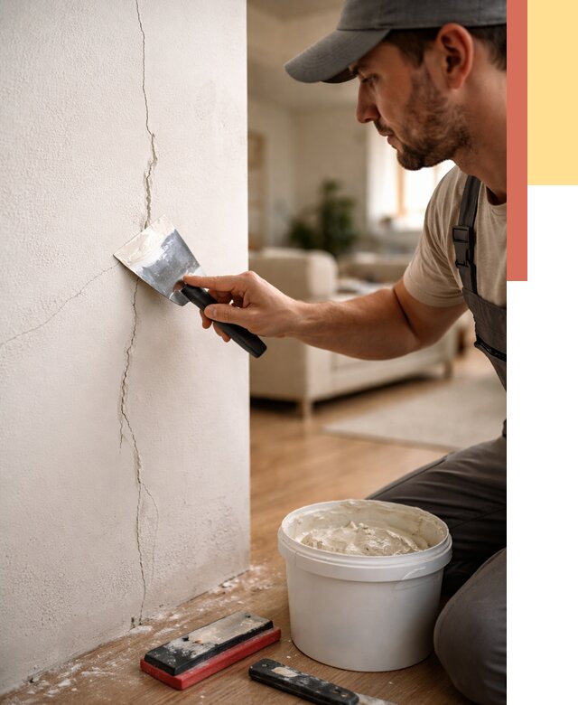 Заделка трещин и сколов в Симферополе от 2545 руб. — быстро и недорого | ОТДЕЛОЧНИК-Сим