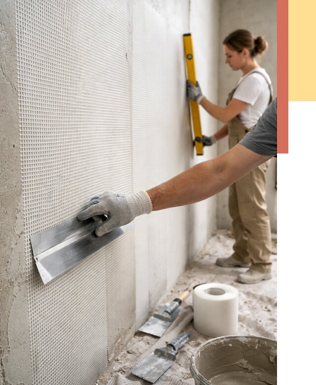 Армирование стен стеклосеткой в Симферополе от 3324 руб. под ключ | ОТДЕЛОЧНИК-Сим