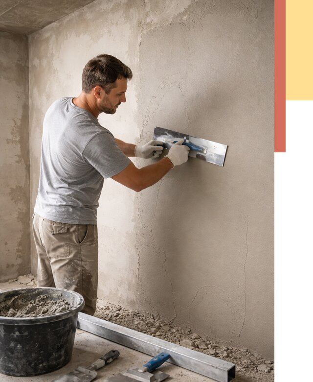 Штукатурка стен без маяков в Симферополе от 7479 руб/м2 — услуги и цена | ОТДЕЛОЧНИК-Сим