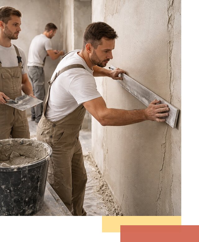 Штукатурка стен без маяков в Симферополе быстро и качественно