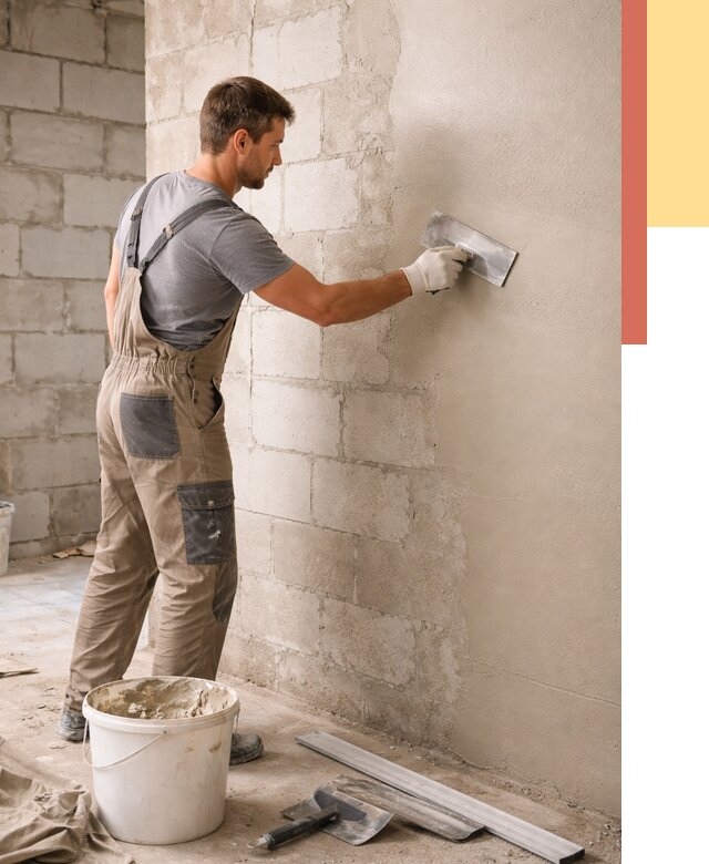 Штукатурка стен из газобетона в Симферополе от 2181 руб./м2 — быстро и недорого | ОТДЕЛОЧНИК-Сим