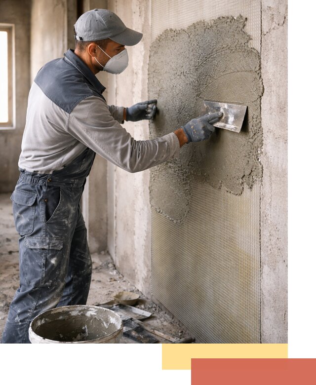 Штукатурка стен по сетке в Симферополе под ключ качественно и быстро