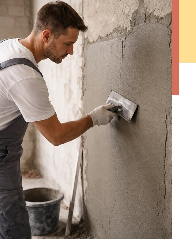 Штукатурка стен под плитку в Симферополе от 4363 руб./м2 — выравнивание под плитку | ОТДЕЛОЧНИК-Сим