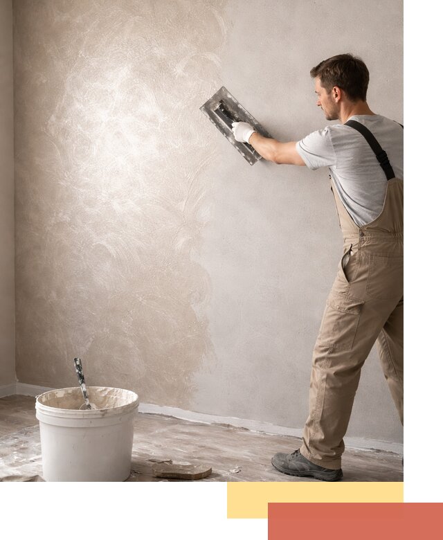 Декоративная штукатурка «Мокрый шелк» под ключ в Симферополе