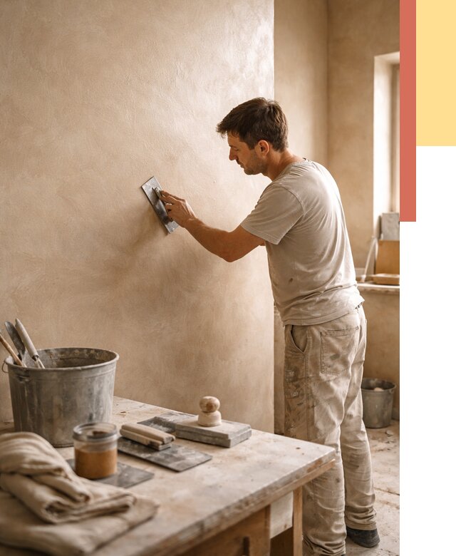 Марокканская штукатурка таделакт в Симферополе под ключ от 4363 руб. | ОТДЕЛОЧНИК-Сим