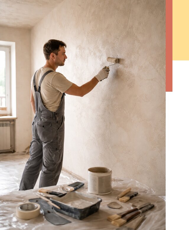 Нанесение лессирующей краски по декоративке в Симферополе от 1818 руб. | ОТДЕЛОЧНИК-Сим