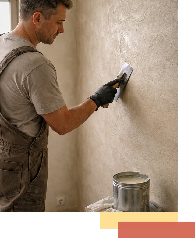 Нанесение воска на штукатурку в Симферополе для защиты и блеска