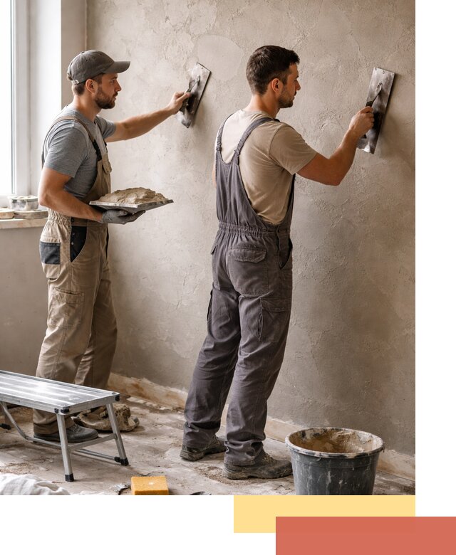 Ремонт декоративной штукатурки и восстановление фактуры в Симферополе