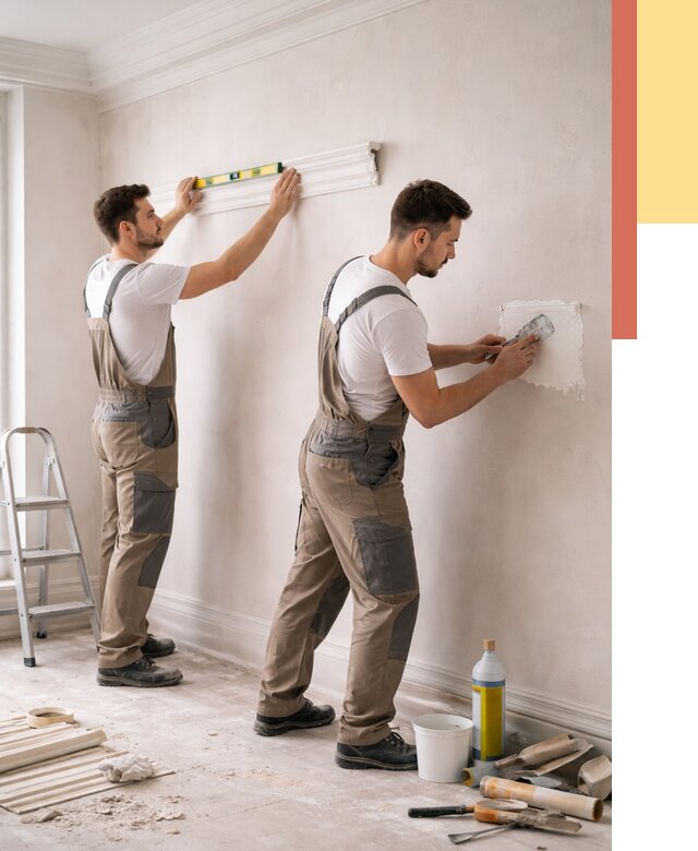 Монтаж лепнины на стены в Симферополе от 4674 руб. — недорого, быстро | ОТДЕЛОЧНИК-Сим