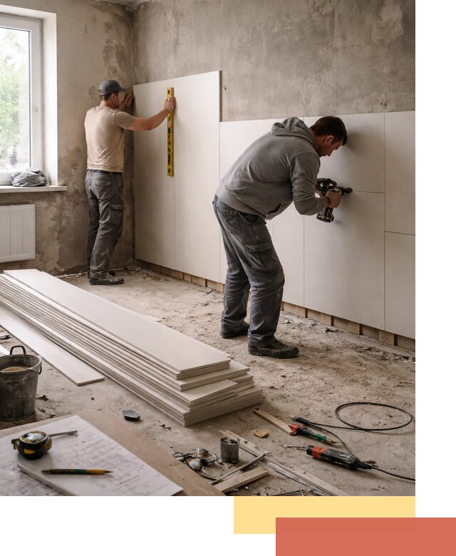 Монтаж ПВХ панелей на стены в Симферополе качественно и быстро