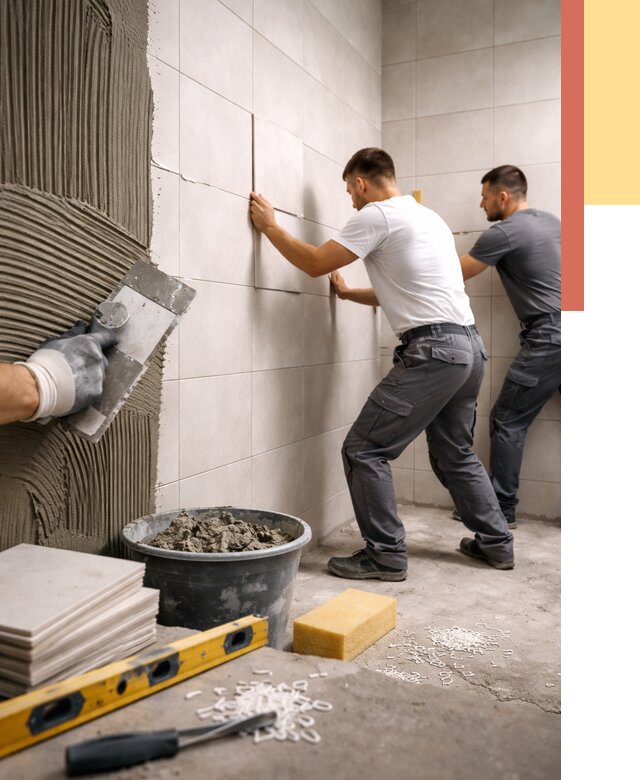 Укладка плитки на стены в Симферополе от 883 руб. — качественно и недорого | ОТДЕЛОЧНИК-Сим