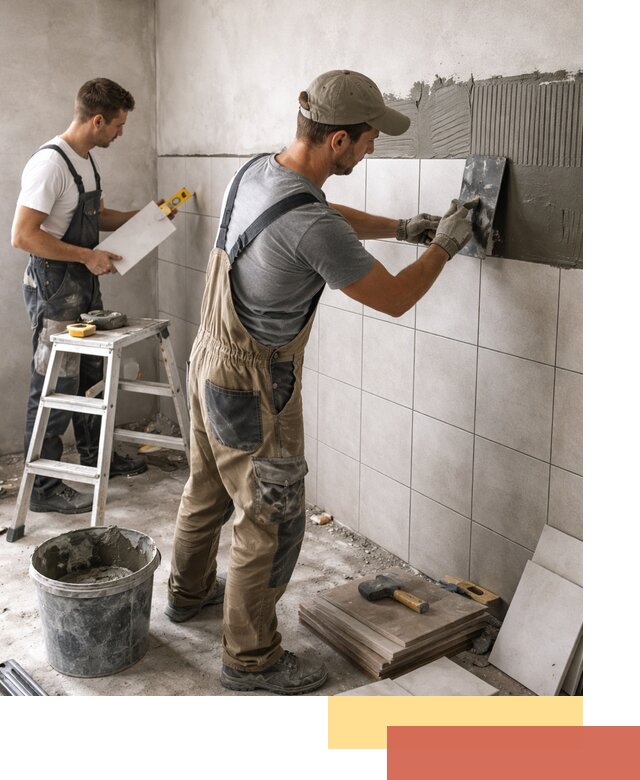 Укладка плитки на стены в Симферополе профессионально и надежно