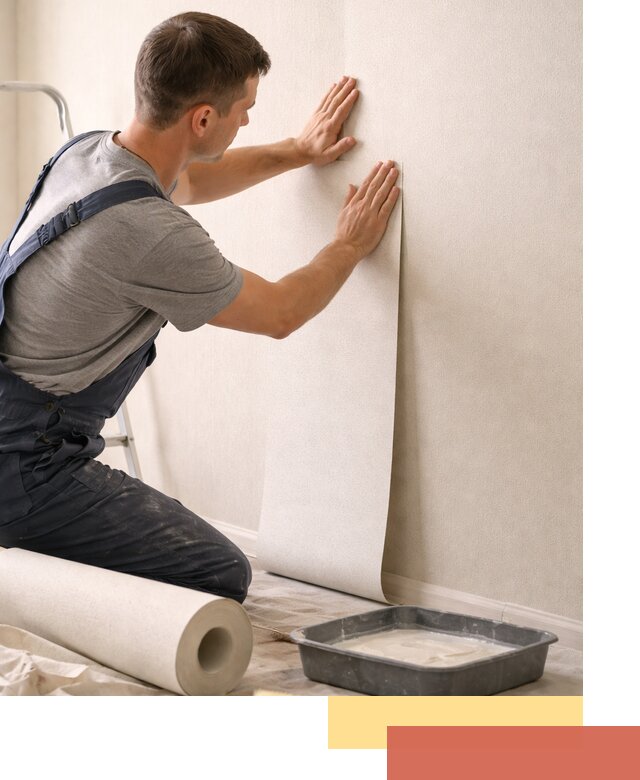 Поклейка флизелиновых обоев в Симферополе качественно и быстро