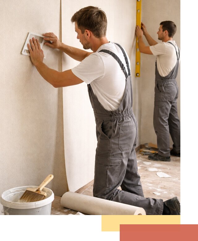 Поклейка бумажных обоев в Симферополе качественно и недорого