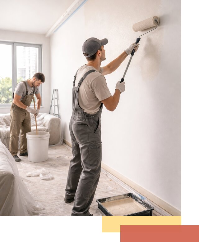 Покраска стен в офисе в Симферополе — быстрый и качественный ремонт