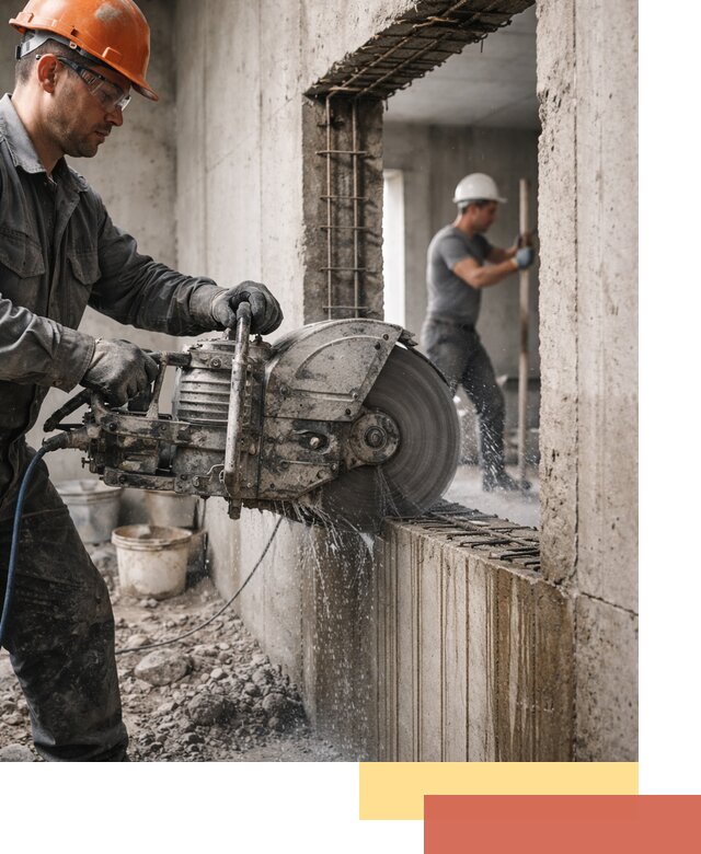 Алмазная резка проемов в Симферополе быстро и точно