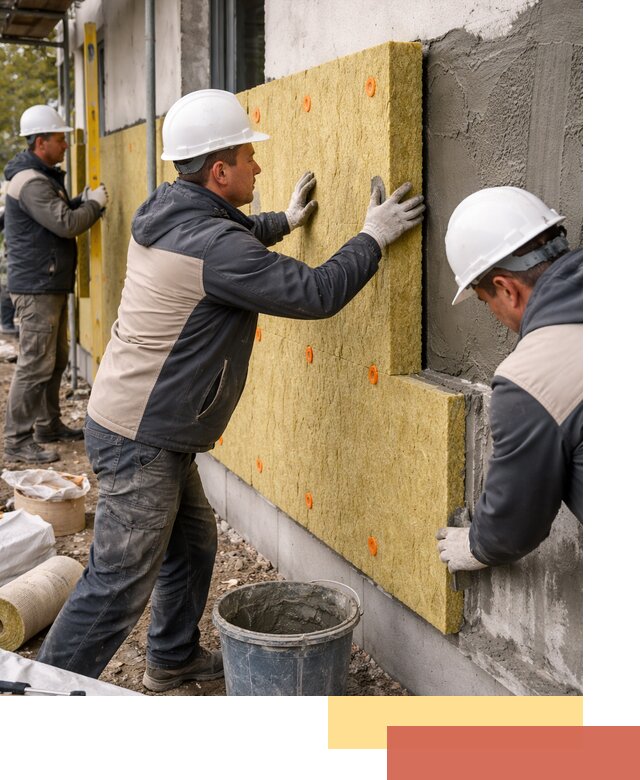 Утепление стен минватой в Симферополе — тепло и звукоизоляция