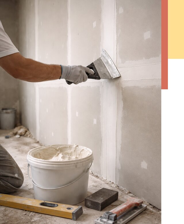 Шпаклевка перегородок из гипсокартона в Симферополе от 2597 руб. — услуги ОТДЕЛОЧНИК-Сим