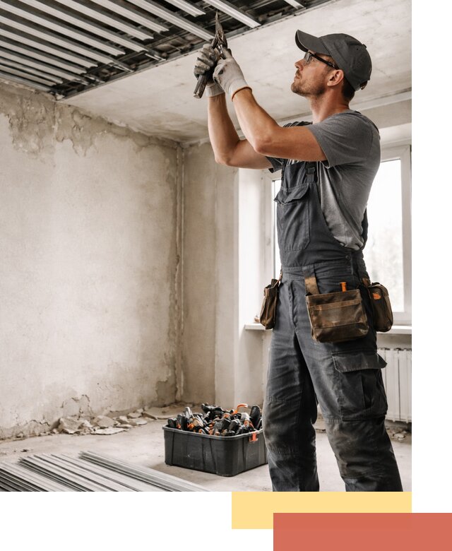 Демонтаж реечного потолка в Симферополе быстро и аккуратно