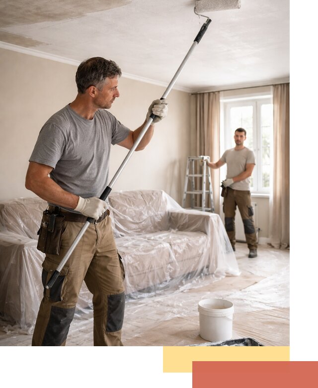 Грунтовка потолка в Симферополе — подготовка под покраску и отделку