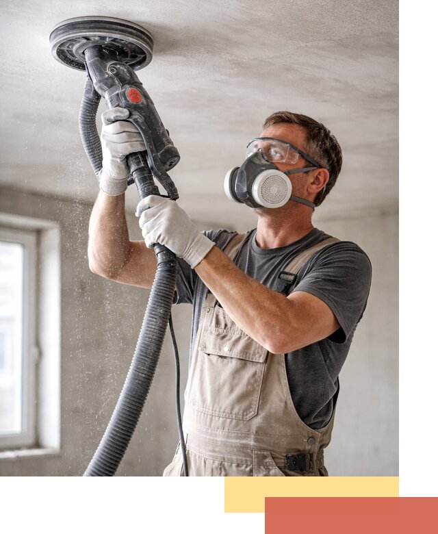 Шлифовка потолка в Симферополе — качественная подготовка под отделку