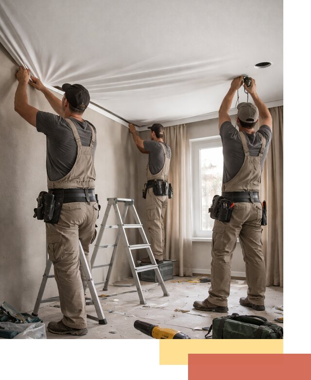 Монтаж матового натяжного потолка в Симферополе качественно и быстро