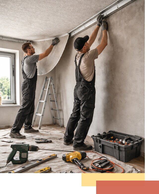 Монтаж фактурного натяжного потолка в Симферополе качественно и быстро