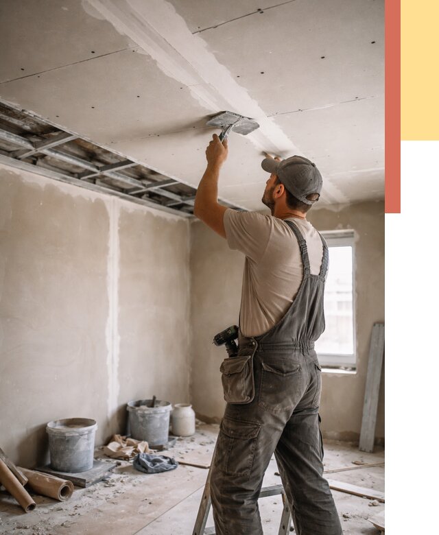 Ремонт потолка из гипсокартона в Симферополе от 675 руб./м² — быстро и недорого | ОТДЕЛОЧНИК-Сим