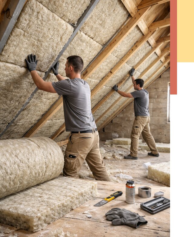 Утепление потолка минватой в Симферополе от 1506 руб. — быстро и недорого | ОТДЕЛОЧНИК-Сим