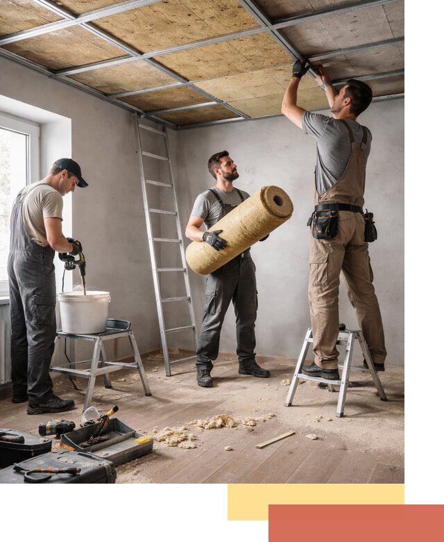 Шумоизоляция потолка в Симферополе: профессиональный монтаж и отделка