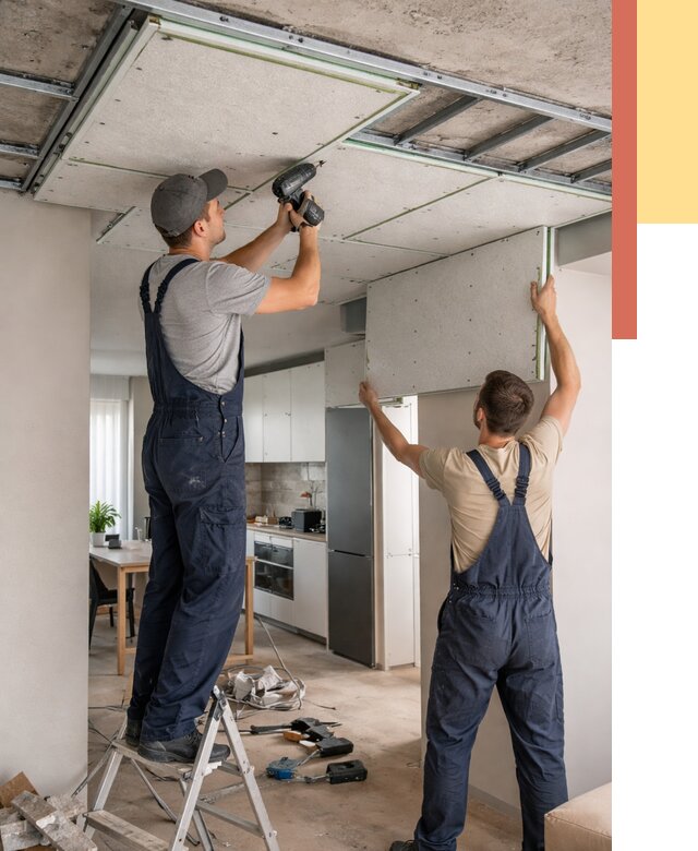 Шумоизоляция потолка панелями зипс в Симферополе от 1922 руб. под ключ | ОТДЕЛОЧНИК-Сим